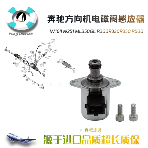 W164W251ML350m272方向机电磁阀