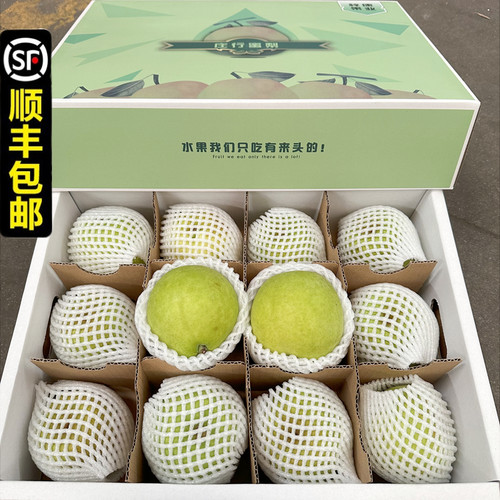 庄行蜜梨12只礼盒装脆甜多汁新鲜