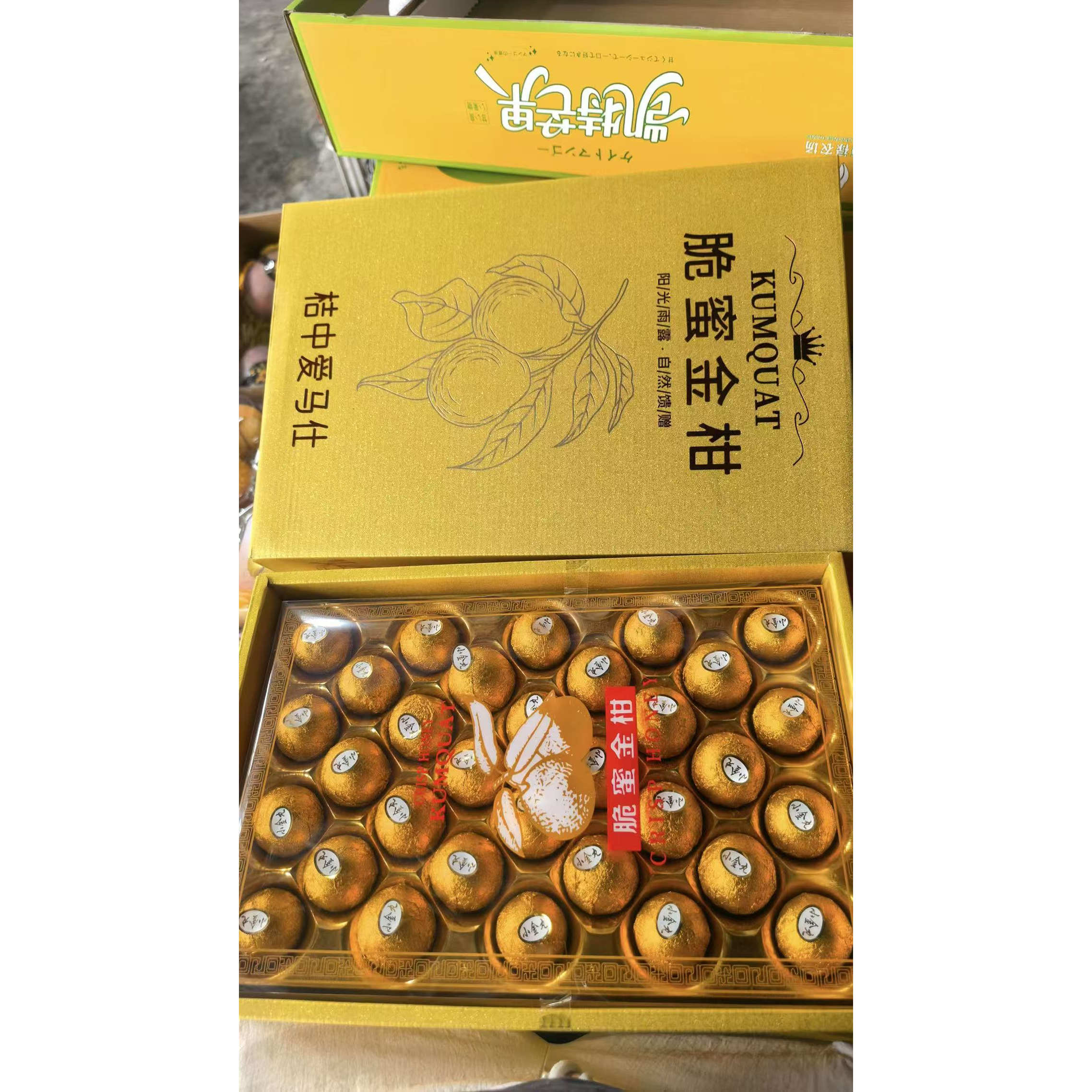 羽月脆蜜金柑礼盒装大果融安金桔