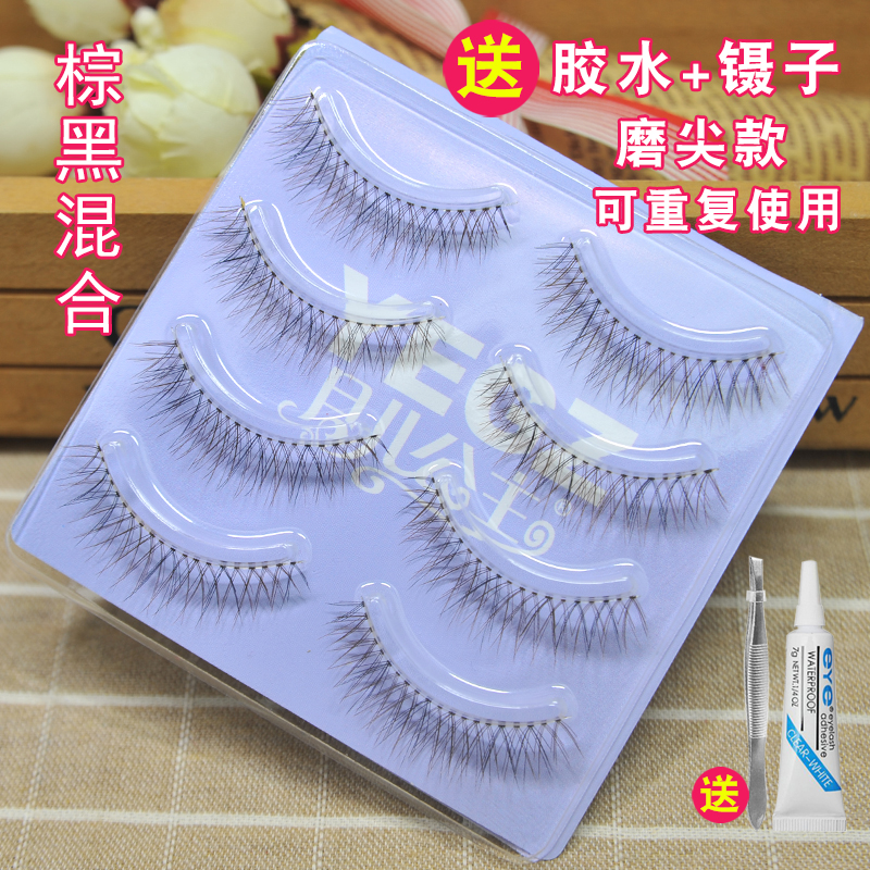 月儿公主N14假睫毛超细透明梗