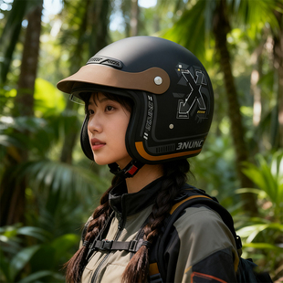 通用半盔冬季 男女四季 电动车头盔内推式 保暖安全帽3Y 3C认证