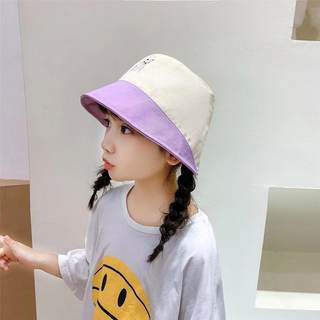 儿童帽子男女童春夏季新款休闲遮阳帽韩版防晒盆帽3至8岁渔夫帽
