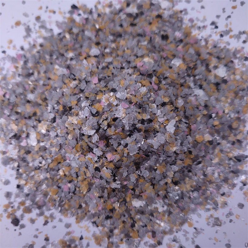 彩石薄彩片 染色岩石片超薄 仿大理石黄金麻樱桃红岩片漆彩石片