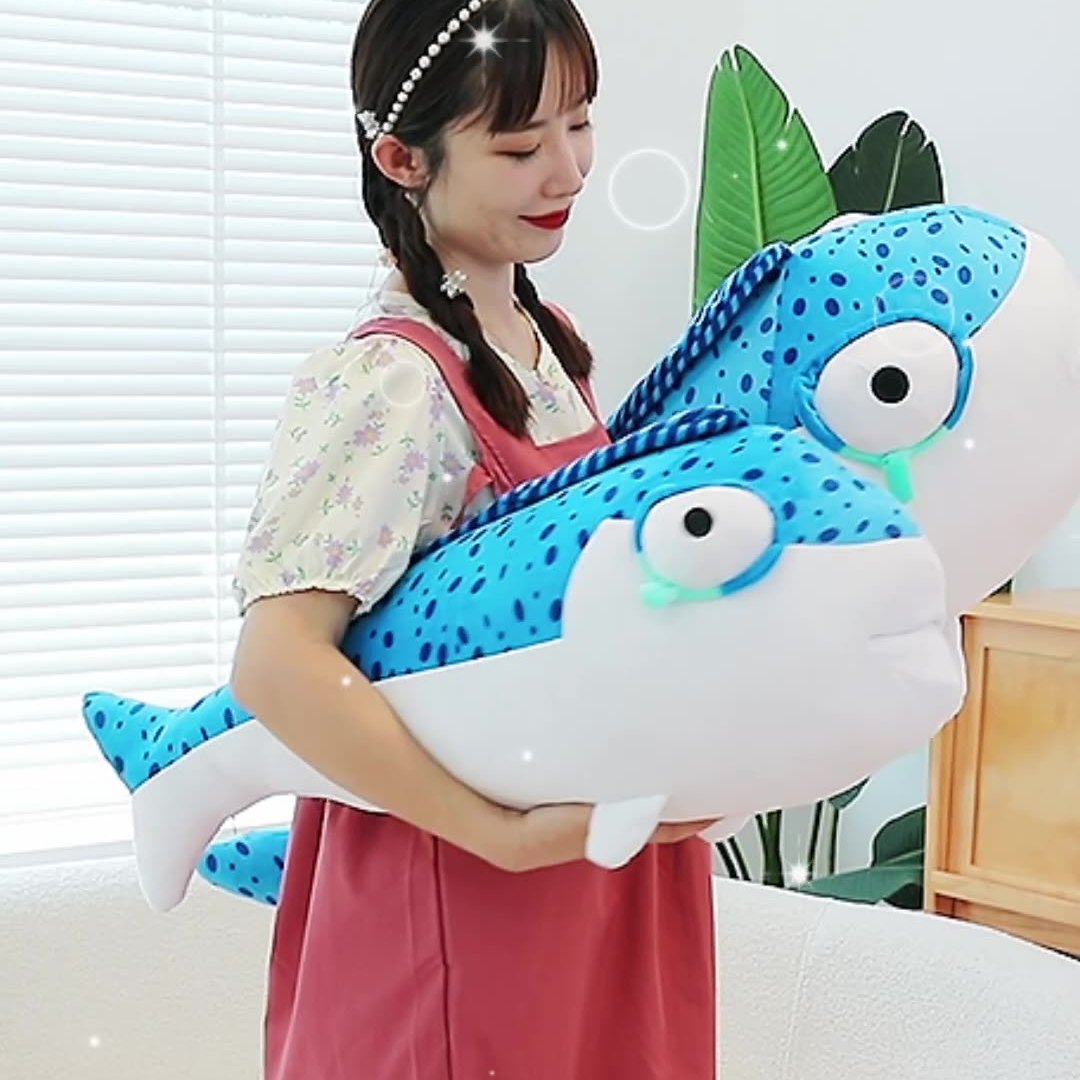 蛋仔派对玩偶乐按摩捶咸鱼棒公仔毛绒玩具抱枕童生日礼物娃娃抱枕