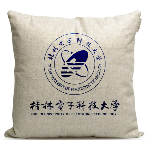 新款桂林电子科技大学纪念品桂电周边定制文创靠垫靠枕沙发抱枕