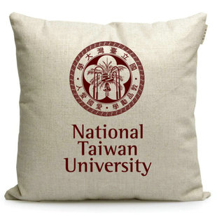 新款国立台湾大学台大纪念品留周边礼品赠品定制装饰品靠垫抱枕