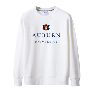 新款Auburn University奥本大学纪念衫纯棉薄款男女衣服圆领套头