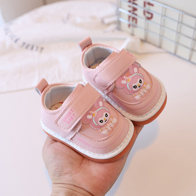 0-1岁到2岁防滑女童带响叫叫鞋