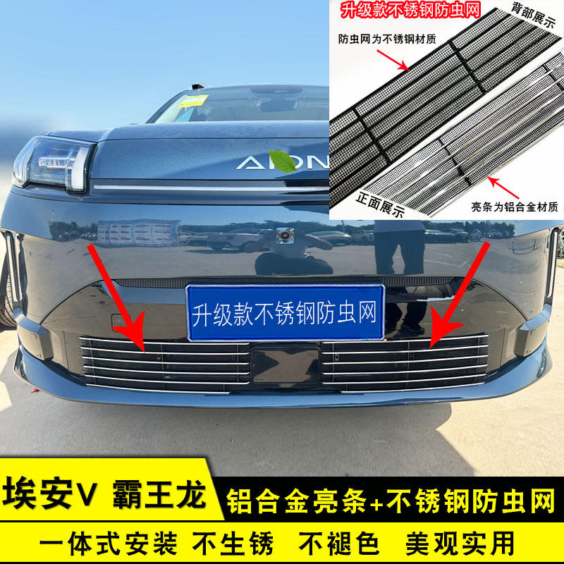 26款埃安V霸王龙中网外观防虫网