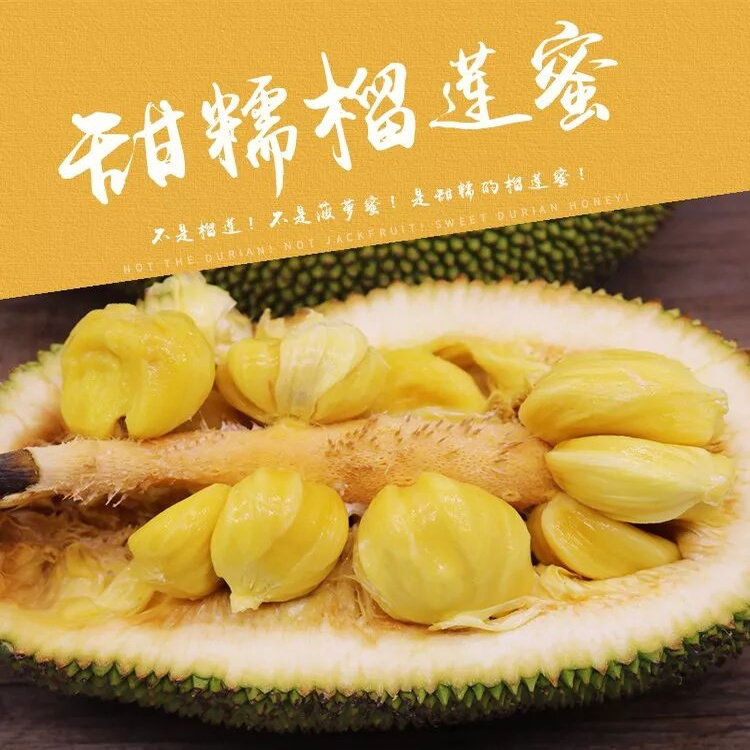 海南榴莲蜜新鲜软糯热带水果湿包现摘现发特产