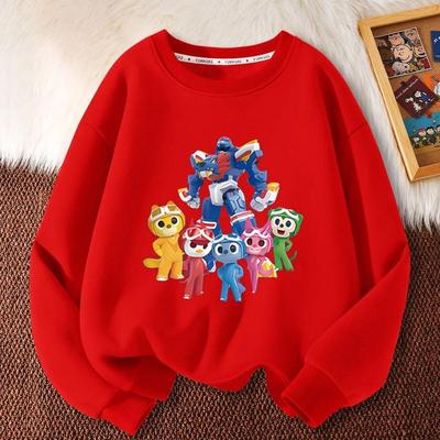 迷你特工队新款衣服儿童卫衣春秋童装男童长袖男孩上衣纯棉打底衫