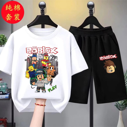 纯棉套装两件套休闲夏季吸汗