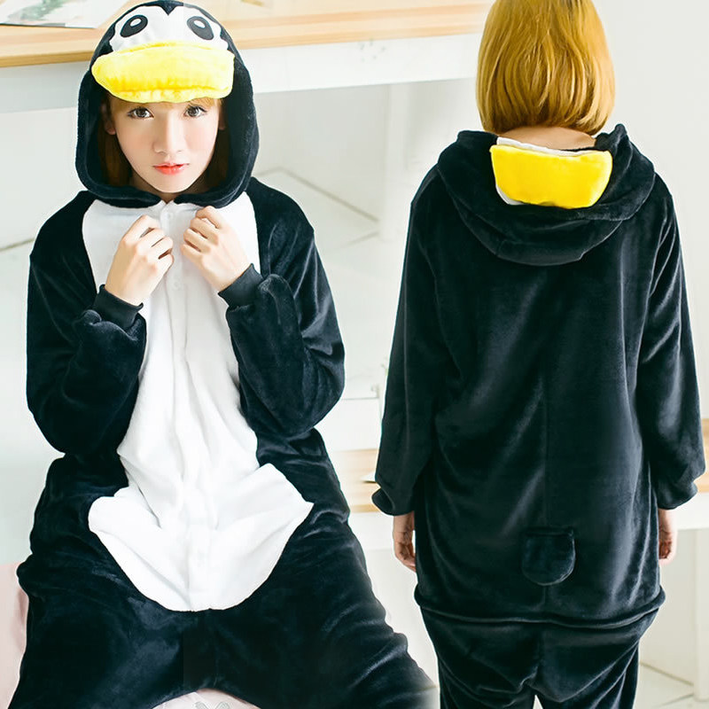 万圣节装扮cosplay企鹅表演成人男女卡通动物连体衣QQ舞蹈演出服