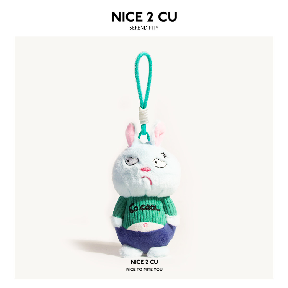 原创可爱小猪公仔毛绒挂件动物兔子熊猫小玩偶包包钥匙扣挂饰礼物