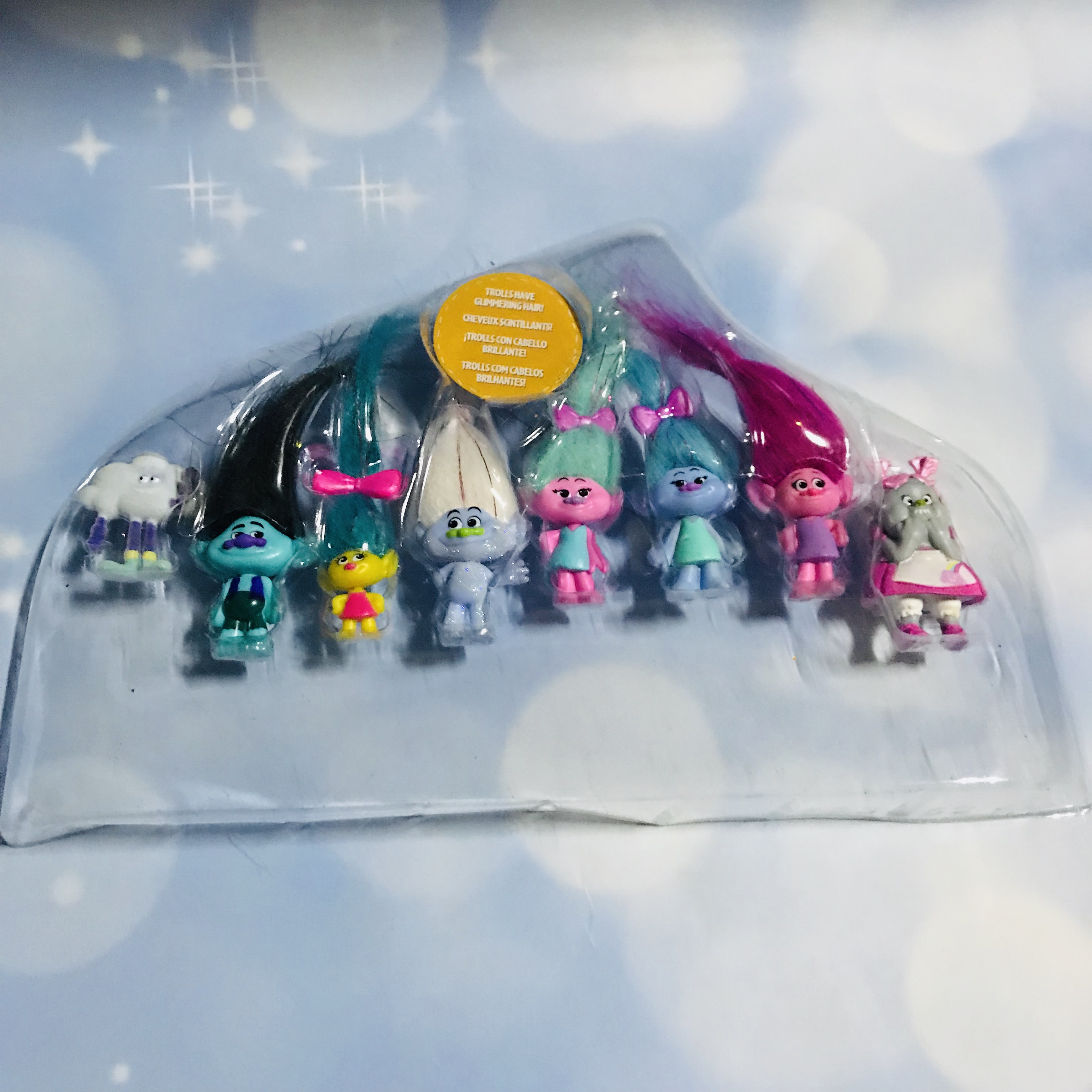 正版巨魔娃娃魔发精灵丑娃公仔啪啪尺魔法精灵迷你公仔摆件散货