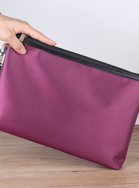 M/爱牧格手包iPad袋公务A4袋男女士会文件袋休闲大容量资料收纳袋