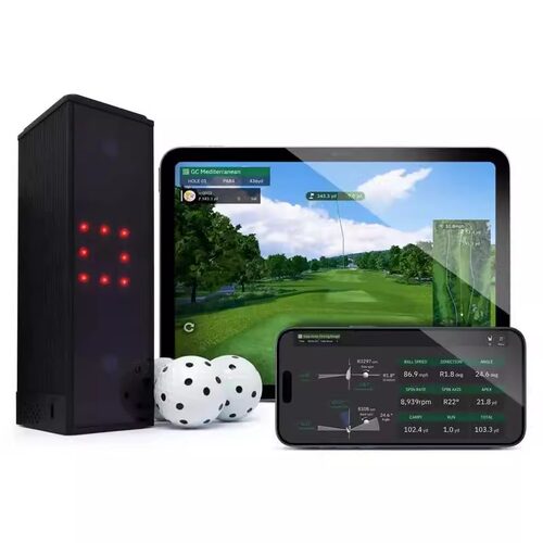 SQUARE中文版高尔夫模拟器主机伴侣支持定制 打击幕棚squaregolf