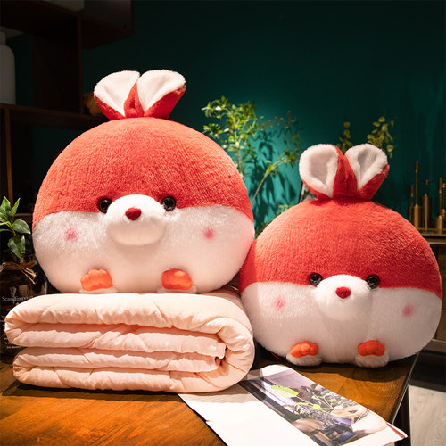 冬季加厚抱枕被子两用汽车办公室