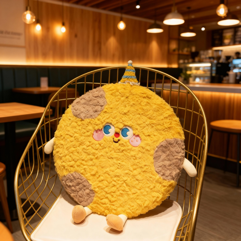 吐司圆形记忆棉坐垫办公室久坐椅子垫毛绒屁股垫座椅软垫子可拆洗,居家布艺,椅垫,淘宝优惠券,粉丝福利购,淘宝优惠卷