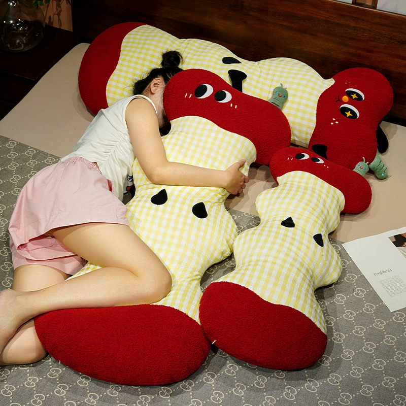 创意女生陪睡夹腿抱枕长条枕可爱苹 果靠枕床头护腰大靠背垫可拆,居家布艺,靠垫/抱枕,淘宝优惠券,粉丝福利购,淘宝优惠卷