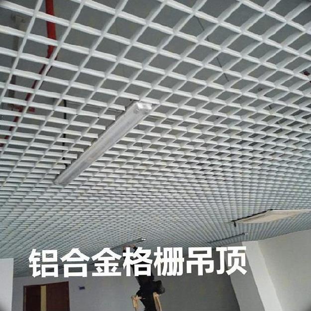 走廊自装集成吊顶格栅客厅吊棚天花板顶棚商场棚顶黑色健身房塑料