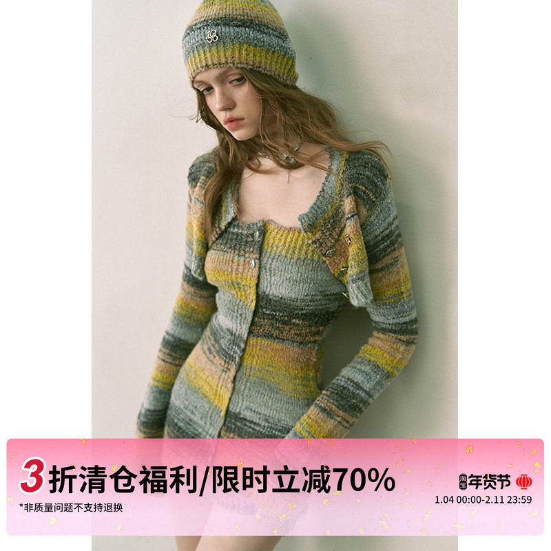 1P STUDIO【限时清仓 3折秒杀】修身针织开衫+紧身抹胸裙套装,女装/女士精品,时尚套装,淘宝优惠券,粉丝福利购,淘宝优惠卷