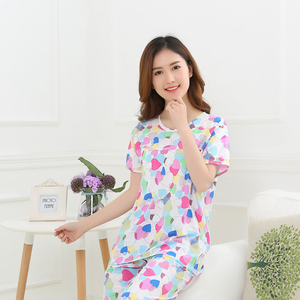 女士绵绸人造棉宽松大码家居服