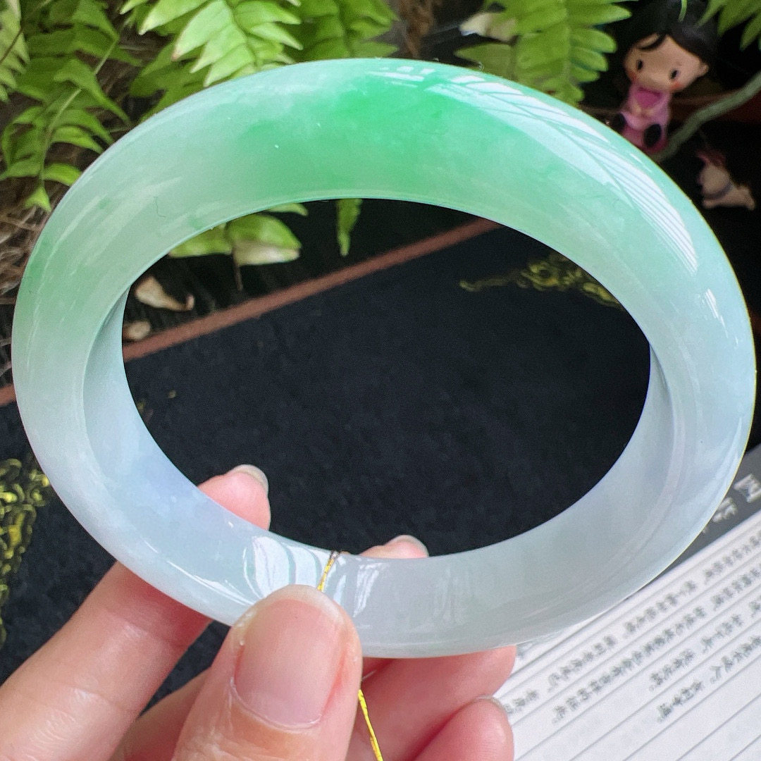 59圈口缅甸天然A货老坑种翡翠手镯玉镯子平洲翡翠手镯精选,珠宝/钻石/翡翠,手镯,淘宝优惠券,粉丝福利购,淘宝优惠卷