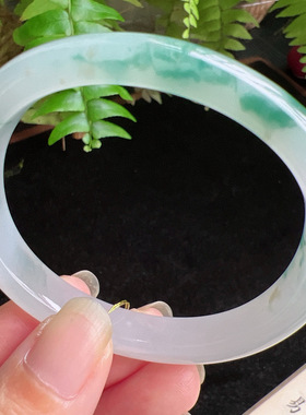 贵妃55圈口缅甸天然A货老坑种平洲翡翠手镯精选，编号048D0328E