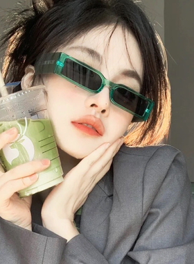 防晒方形男女宽腿窄款墨镜热销