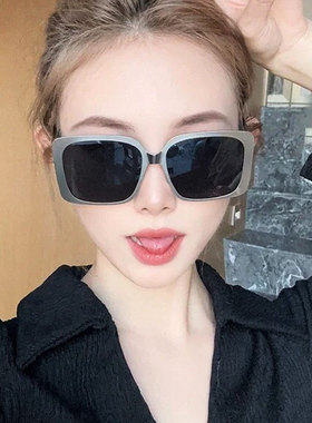 遮阳方形个性男女金属网红风