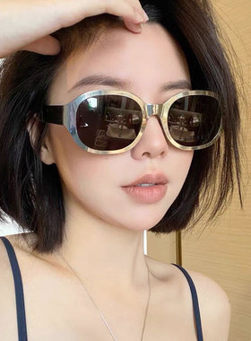 防紫外线椭圆形凹造型金属辣妹款