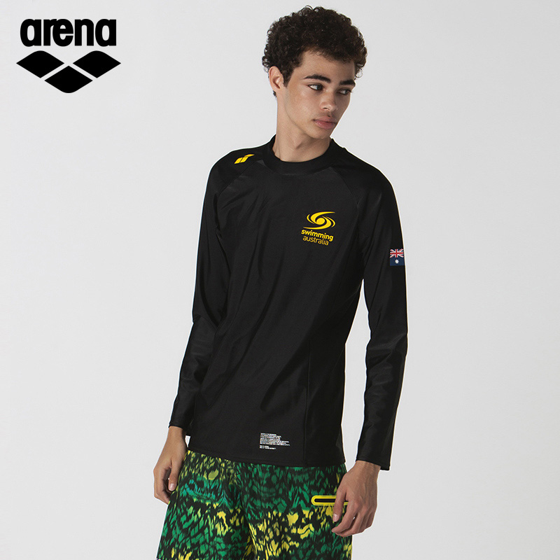 Arena阿瑞娜运动长袖T恤团队休闲服 纪念版防晒冲浪多场景服装