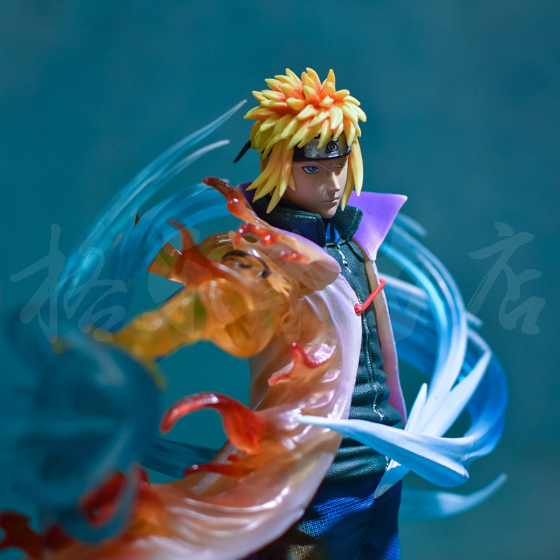 螺旋丸可亮灯 火影忍者四代目波风水门手办鸣人佐助男生摆件礼物