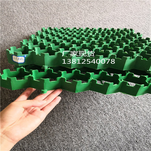 50公分*50公分/片高强度抗压5公分高度塑料植草格HDPE材质消防通