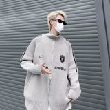 MA513-P65针织机绣毛衣开衫加厚秋冬款翻领外套，男装针织衫/毛衣，星座1611A