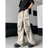 MA343-P60美式水洗纯棉复古直筒休闲裤宽松百搭长裤带吊坠，童装裤子，星座1611A