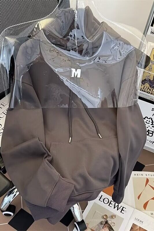 MA520-P50美式潮牌华棉连帽套头重磅长袖原宿潮流单件新款时尚,女装卫衣/绒衫,星座1611A