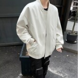 MA714-P55新款大牛津复合双层复古时尚休闲宽松纯色棒球服外套，男装夹克，星座1611A