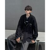 MA562-P52复古流苏破洞针织开衫毛衣美式小众宽松针织衫上衣，男装针织衫/毛衣，星座1611A