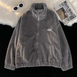MA682-P65外套冬季加绒加厚棉衣潮牌帅气棉服韩版潮流ins港风棉袄