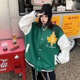 MA552-P43美式棒球服外套高级感炸街小众设计感情侣装秋季夹克，女装短外套，星座1611A
