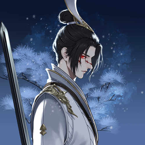 同人周边亚克力谢云流雪夜版吧唧