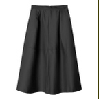 Real 试穿M Lucky A字半裙F231206002 裙长73 高腰中长款