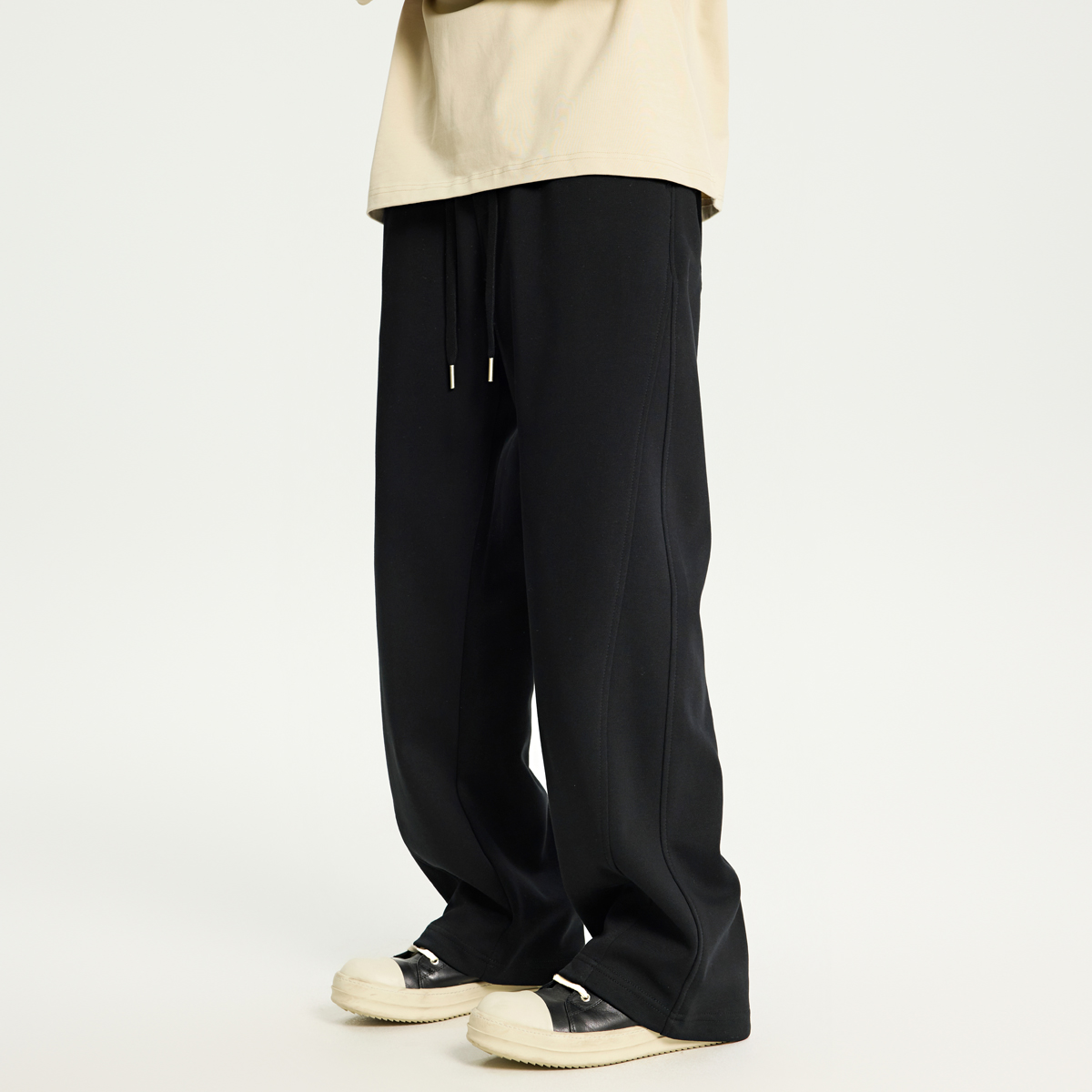 PKL 春季360g运动裤男卫裤宽松直筒大码美式高街阔腿休闲长裤子