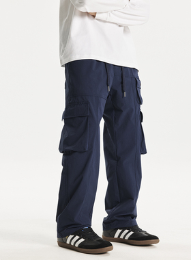 PKL 冰感机能工装 裤子男宽松直筒日系潮牌速干百搭休闲裤男女