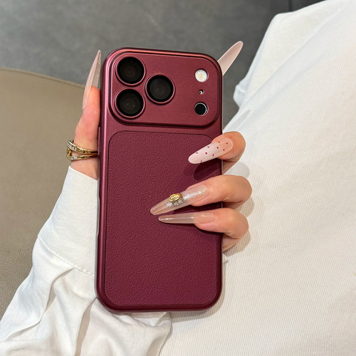 秒变18樱桃红适用苹果18promax手机壳iphone17pro新款软硅胶皮纹16网红超火15pm防摔保护套14高级13外壳女12