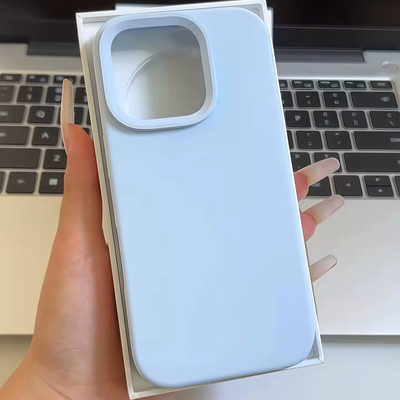 奶蓝色适用Realme真我GT7/6手机壳GT7pro液态硅胶GT8pro软GTneo7耐脏6se全包gt8防摔5Pro婴儿肤感简约防滑女