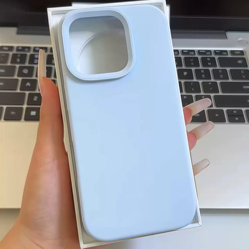 奶蓝色适用Realme真我GT7/6手机壳GT7pro液态硅胶GT8pro软GTneo7耐脏6se全包gt8防摔5Pro婴儿肤感简约防滑女