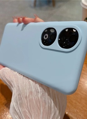 适用荣耀90手机壳新款适用Honor90Pro液态硅胶保护套适用荣耀80外壳全包防摔曲面屏80gt软壳情侣70pro+潮男女